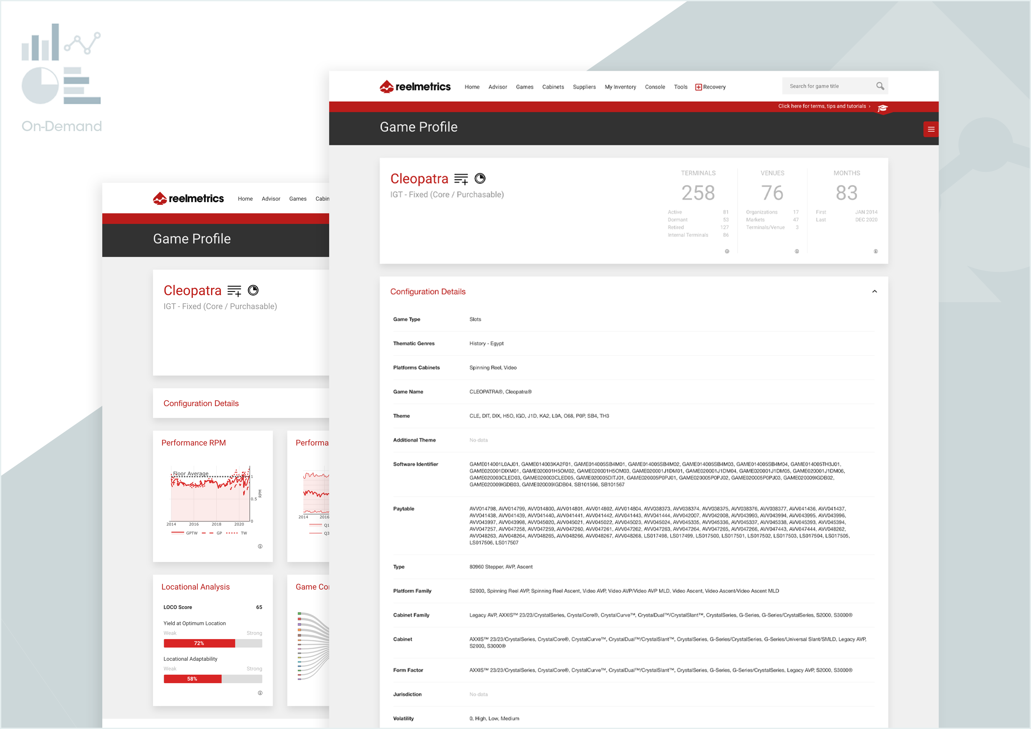 Get it (and keep it) clean - ReelMetrics Slot Analytics Service